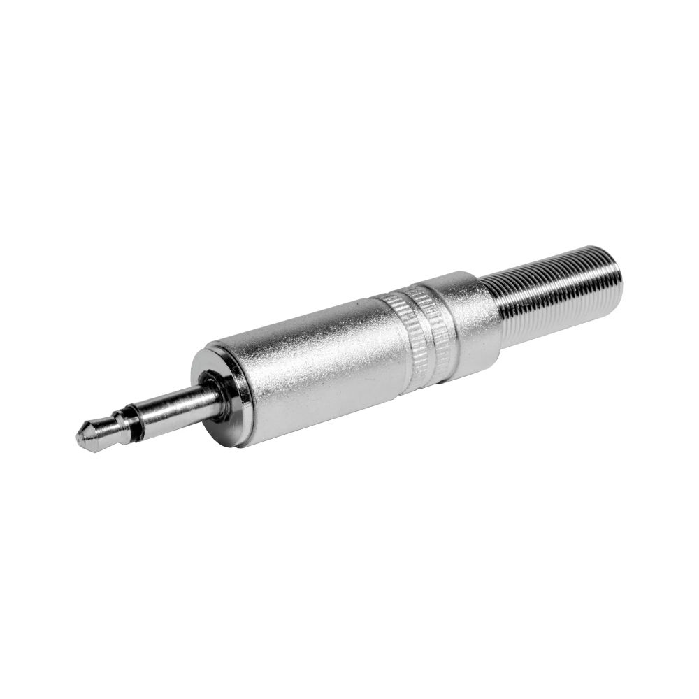 Ficha 3,5 Macho Mono Ø6,5mm Metal