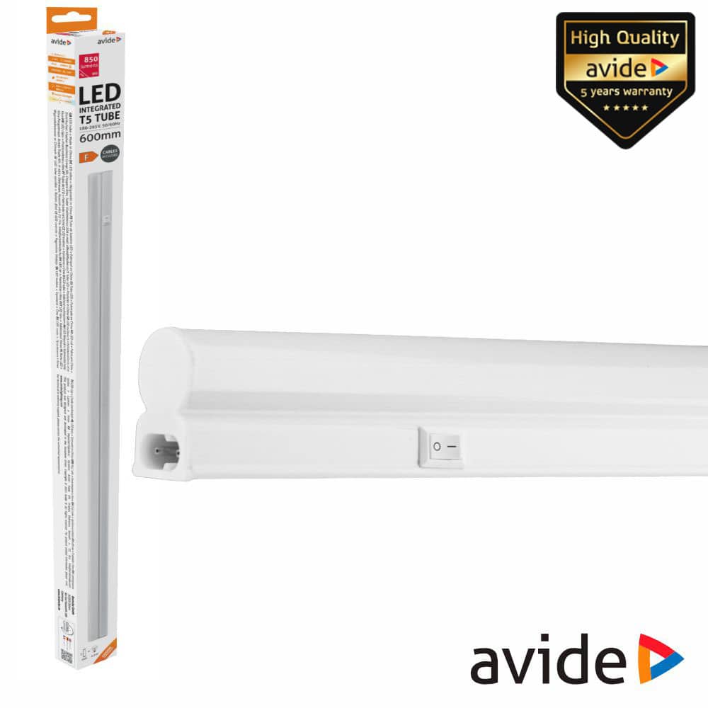 AB600T5-9W-NW-CB Armadura led 9W 60CM IP20 4000K 850LM AVIDE