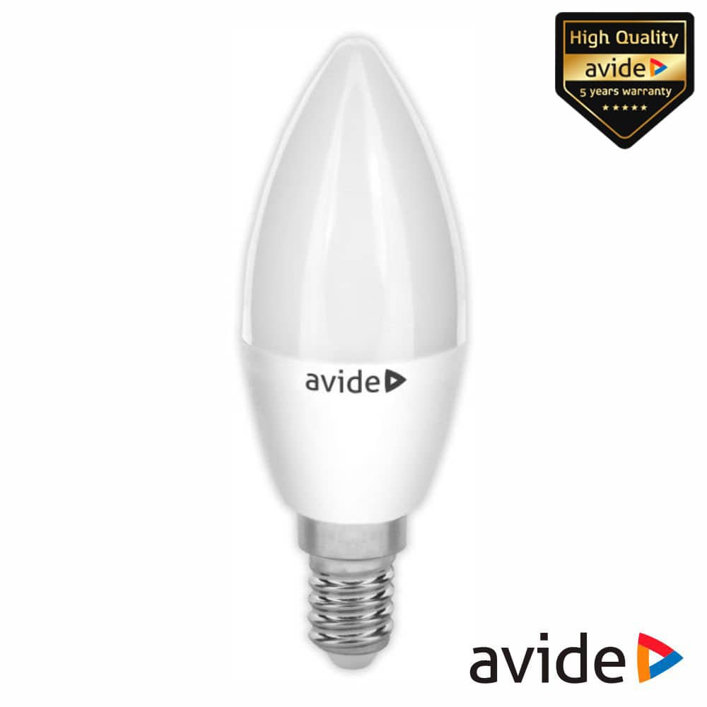 Lâmpada LED E14 Vela 7W 230V 4000K 600lm Value Range AVIDE