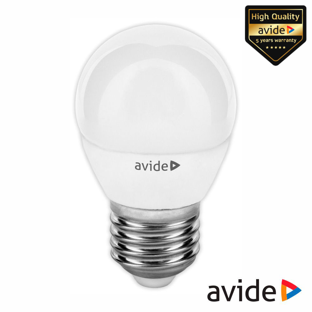 ABBMG27NW-7W LÂMPADA LED E27 GLOBO 7W 230V 4000K 600LM VALUE RANGE AVIDE