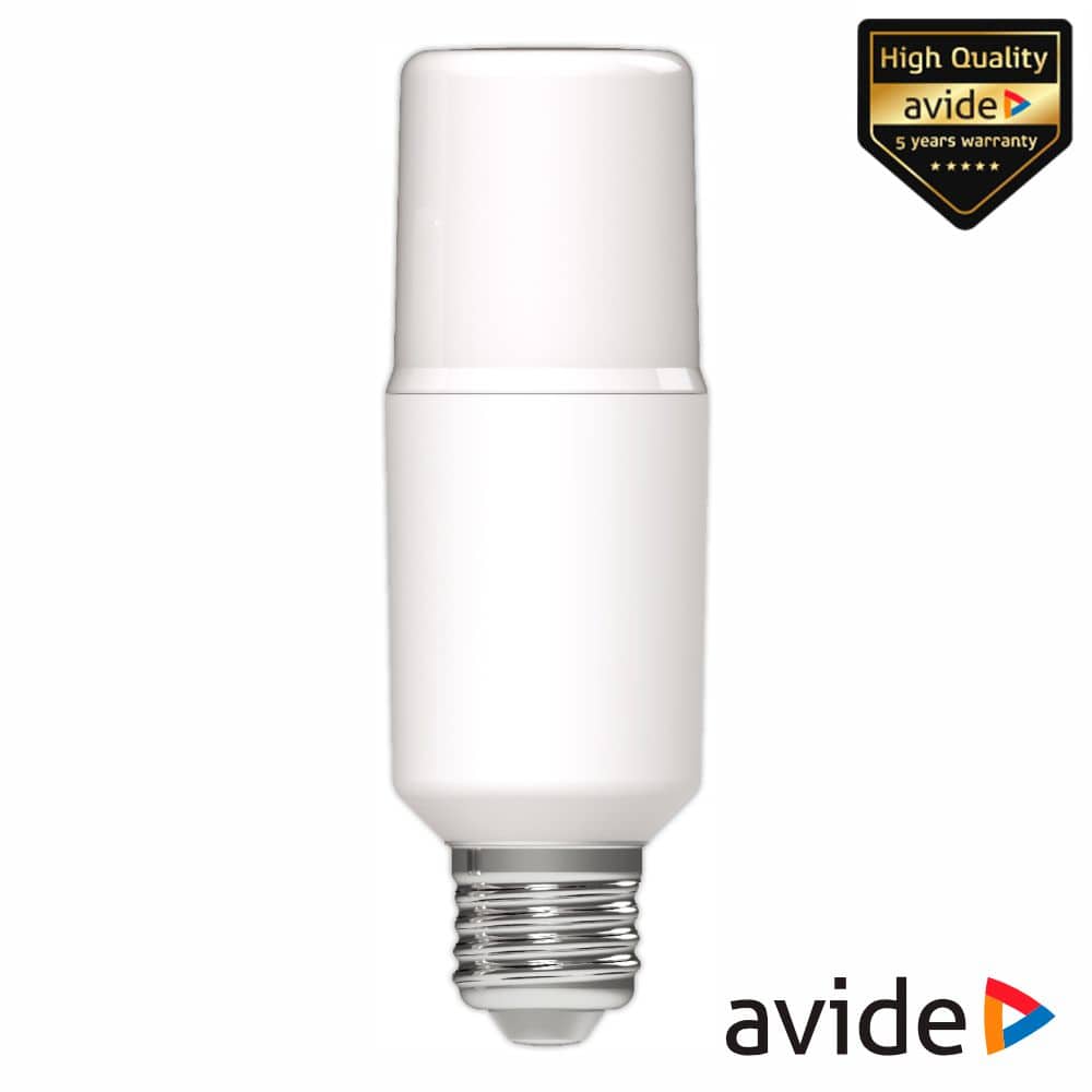 Lâmpada LED E27 Stick T37 9.5W 230V 4000K 1055lm AVIDE