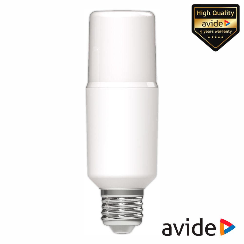 Lâmpada LED E27 Stick T37 9.5W 230V 3000K 1055lm AVIDE