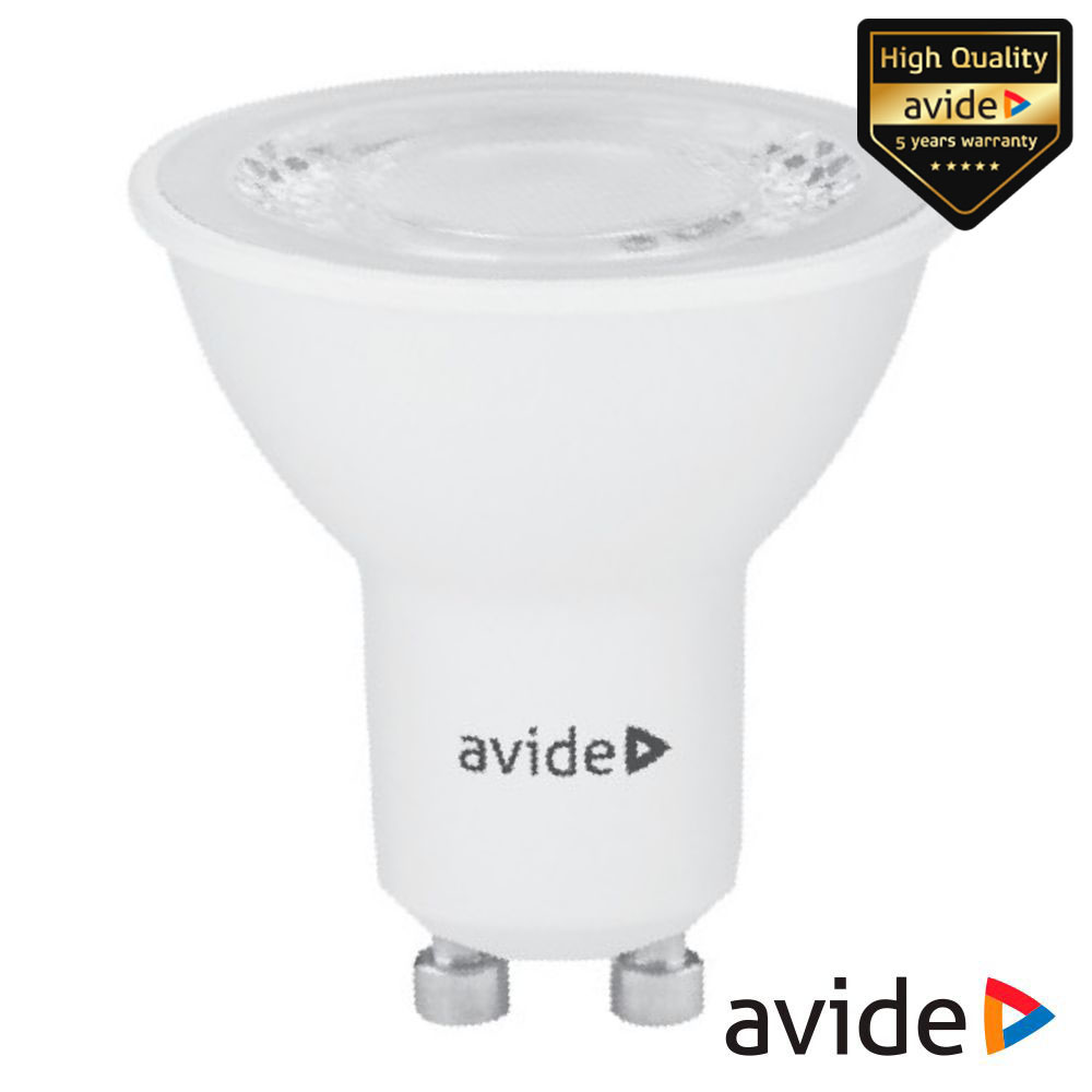 Lâmpada LED GU10 Spot 36º 7W 230V 4000K 620lm AVIDE