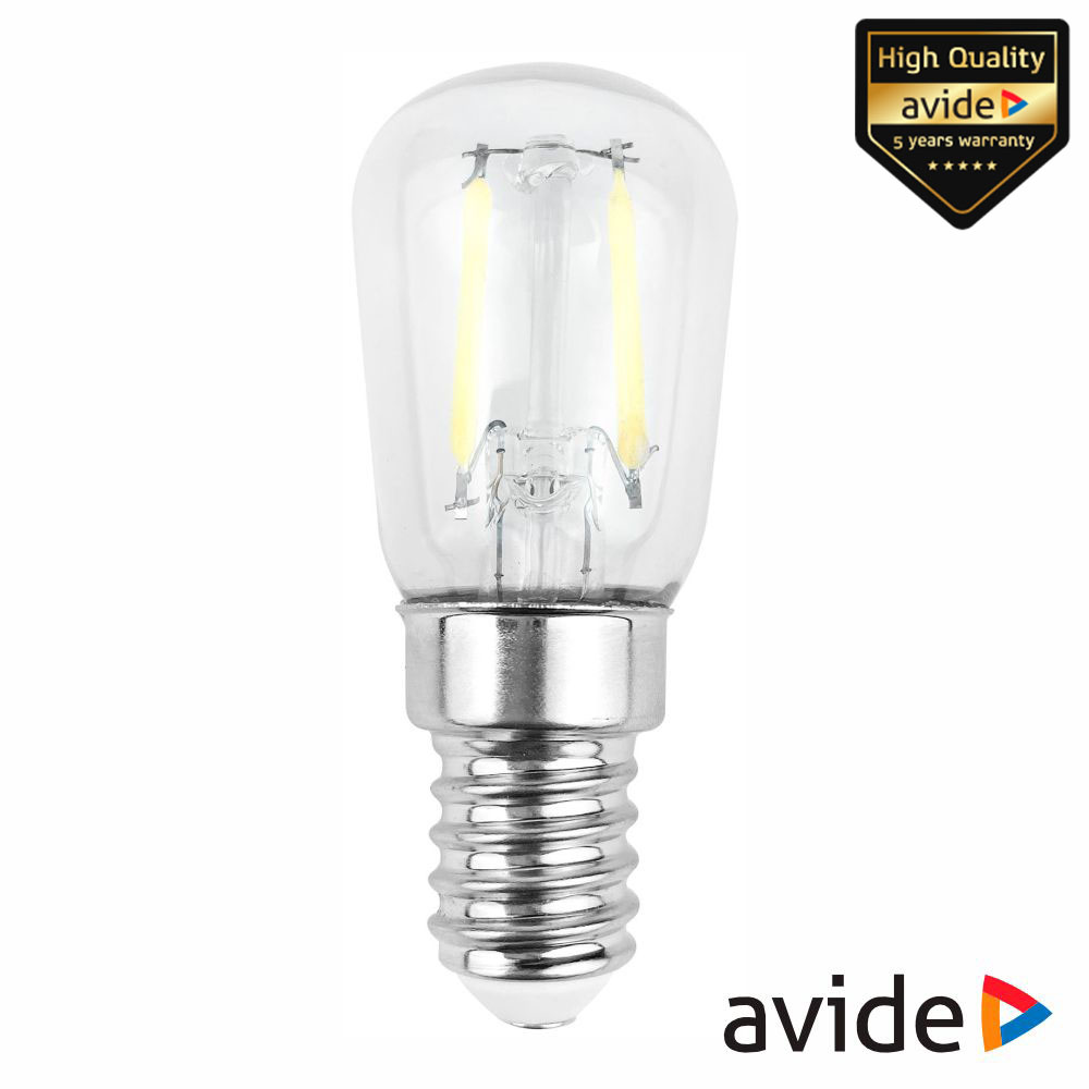 ABLFT26NW-2W Lâmpada led e14 t26 filamento 2w 230v 4000k 220lm avide