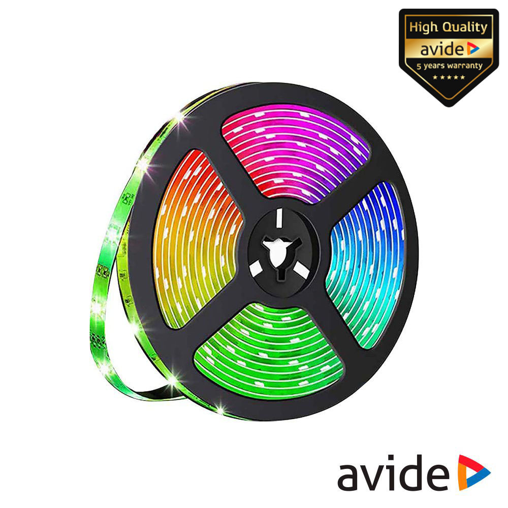 FITA 300 LEDS 5050 RGB 12V 5M IP65 AVIDE