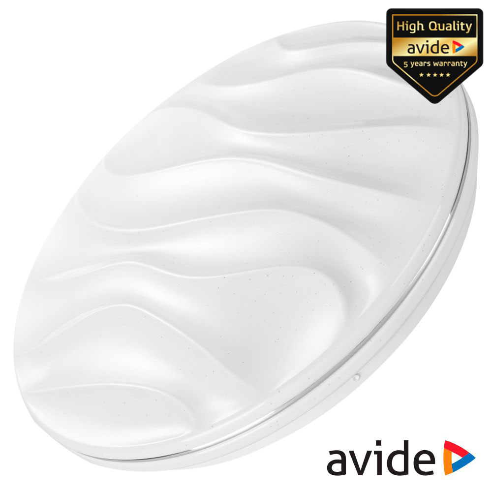 Aplique LED Redondo 24W 380mm 6400K 2200lm Selene AVIDE