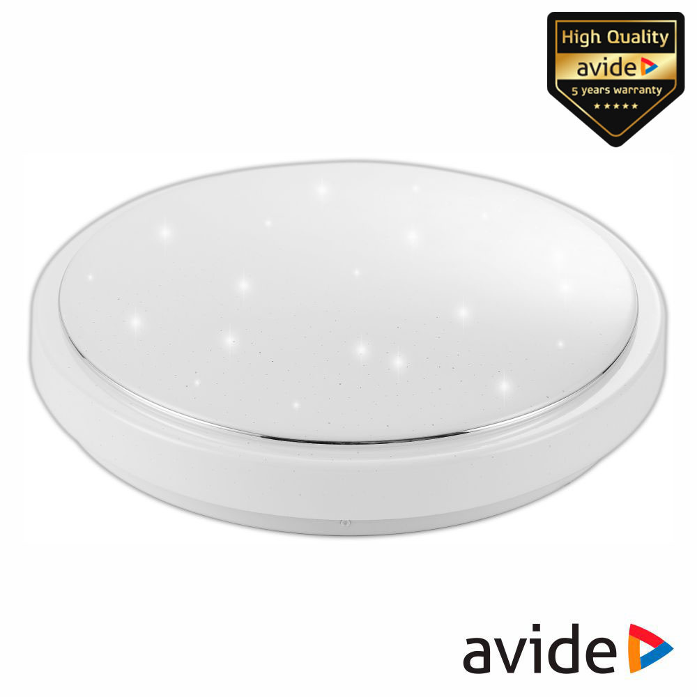 Aplique LED Redondo Teto 40W 380mm 2xE27 IP44 AVIDE