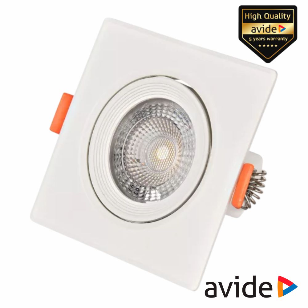 Painel LEDS Quadrado 7W 90mm 6400K 570lm AVIDE