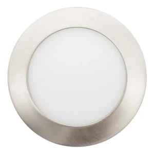 Painel LED 5w 6500k Redondo Níquel