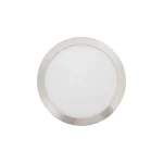 Painel LED 6w 6500k Saliente Redondo Níquel