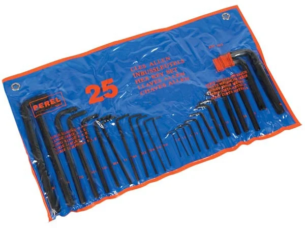 25 Chaves-Macho Hexagonais Sae/M (12pc)