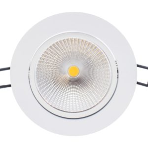 Spot LED Redondo Branco Orientavel Ip20 7w 4000k