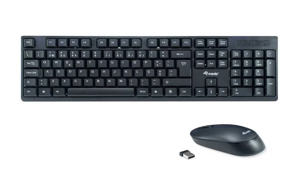 Equip 245222 Teclado Rato Incluído Rf Wireless Qw.