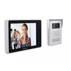 Videoporteiro 7'', 2 Fios, Preto