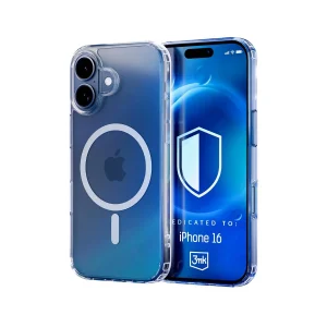 Magcase 3mk iPhone 16 Transparente