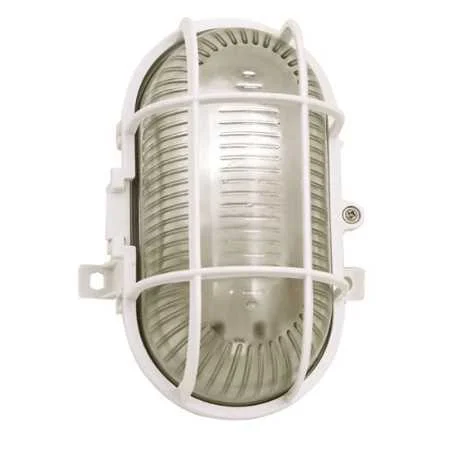 Aplique Oval Vidro E27 M.60w Br Turtle-B