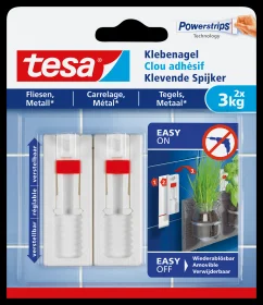 Prego Adesivo Ajustável 1x2 Tesa para Ladrilhos