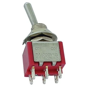 Interruptor Vertical Switch Dpdt On-Off-On