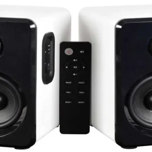 Colunas Monitor Bluetooth Ativas Brancas