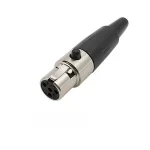 Adaptador Jack para Mini Xlr 4 Pinos