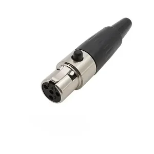 Adaptador Jack para Mini Xlr 4 Pinos
