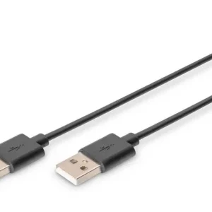 Digitus Usb 2.0, Usb a - Usb A, 1 M Cabo Usb Preto