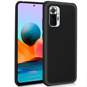 Capa Silicone para Xiaomi Redmi Note 10 Pro Preto