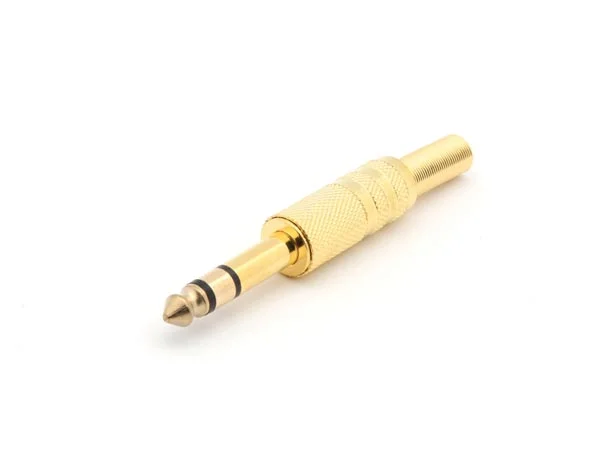 Ficha Jack 6.35 Macho Stereo Extensão