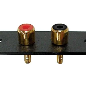 Ficha Rca 2p Amp - Ouro