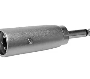 Adaptador Xlr Macho 3 Pinos Para Jack 6.35 Macho