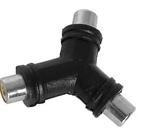 Rca Fêmea Dual para Rca Fêmea