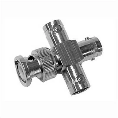 Adaptador Bnc Macho para 3 Bnc Femea