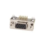 Ficha D15 Hd Fêmea Circuito Impresso 90º