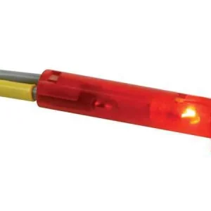 7 X 7mm Indicador/Sinalizador de Painel 220v Verm