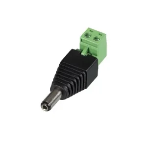 Ficha Dc 5.5x2.1mm Macho Terminal Parafusos