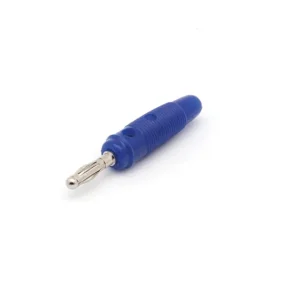 Ficha Banana 4mm - Azul