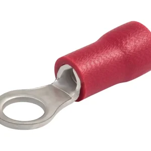 CON5014 TERMINAL OLHAL 4.3mm semi-isolado - vermelho -