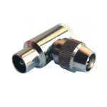 Ficha Rf Macho Metal 90