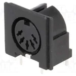 Tomada, Din, Fêmea, Pin: 5, Sistema: 180, Angular.