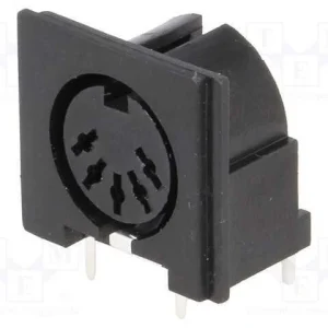 Tomada, Din, Fêmea, Pin: 5, Sistema: 180, Angular.