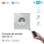 Tomada de Parede Wifi Tuya 16a