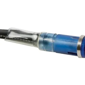 Luz Piloto Redonda 9mm 220v Azul