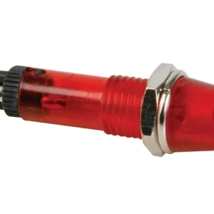 8mm Indicador/Sinalizador de Painel 220v Verm