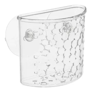 Cesto Semi-Redondo para Wc com Ventosas