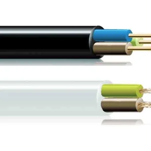 Cabo Acrílico 6x1mm Preto Euro/Mts