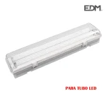 Armadura com Plastico para 2 Tubos LED de 9w 65cm