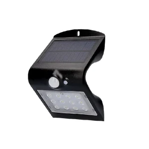 Aplique Solar 1.5w 220 Lm com Sensor de Presença