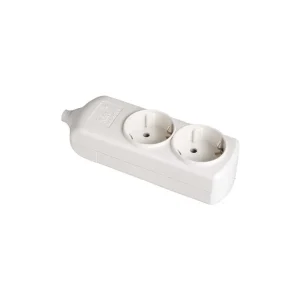 Bloco 2 Tomadas, com T/T Lateral 16a 250v Branco