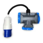 Adaptador Cetac com Cabo + Ficha Tripla Shucko