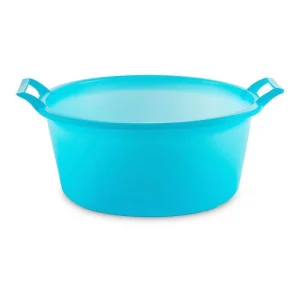 Alguidar Polietileno 7l 33cm Azul 6410 36x32x16cm.